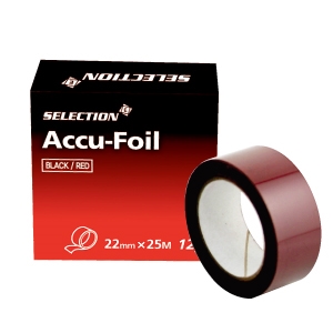 SELECTION ACCU-FOIL (BLACK/RED 12μ)